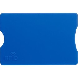 Porte-cartes RFID Économique Personnalisé avec Protection et Style - Yara Matières : aluminium Couleurs : bleu cobalt cadeau ent