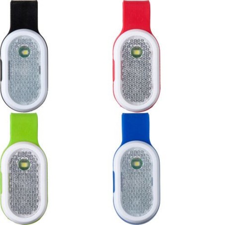 Réflecteur LED Économique Personnalisé pour Sécurité et Signalisation - Ofelia Matières : silicone Couleurs : noir cadeau collab