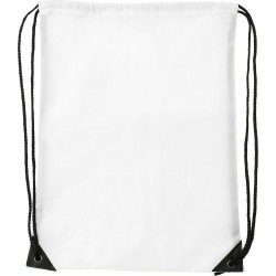 Sac à dos pratique en polyester publicitaire Steffi Matières : polyester Couleurs : blanc