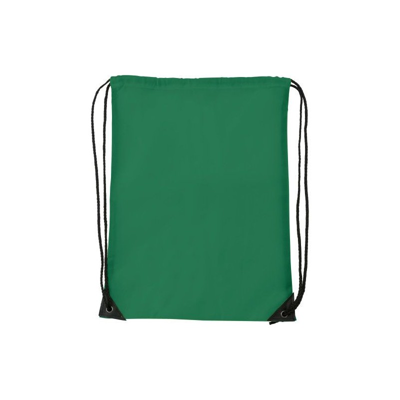 Sac à dos pratique en polyester publicitaire Steffi Matières : polyester Couleurs : vert marquage laser ultra précis