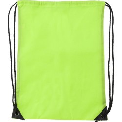 Sac à dos pratique en polyester publicitaire Steffi Matières : polyester Couleurs : vert marquage couleur éclatante