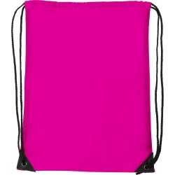 Sac à dos pratique en polyester publicitaire Steffi Matières : polyester Couleurs : rose personnalisation rapide en France