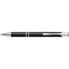 Stylo bille personnalisé en aluminium élégant - Delia Matières : métal Couleurs : noir objet promotionnel éco-responsable