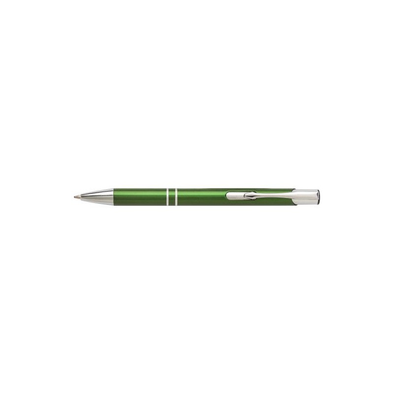 Stylo bille personnalisé en aluminium élégant - Delia Matières : métal Couleurs : noir objet promo petit budget