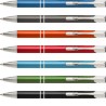 Stylo bille personnalisé en aluminium élégant - Delia Matières : métal Couleurs : vert cadeau client original