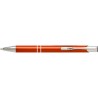Stylo bille personnalisé en aluminium élégant - Delia Matières : métal Couleurs : orange goodies publicitaire événementiel