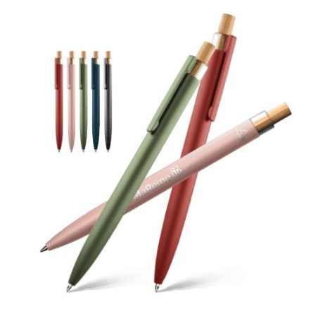 Stylo Bille Éco-responsable en Aluminium Recyclé - Personnalisable personnalisable avec votre logo