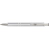 Stylo bille personnalisé en aluminium élégant - Delia Matières : métal Couleurs : argenté personnalisable avec votre logo
