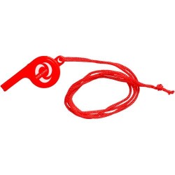 Sifflet Publicitaire Unique Tour de Cou - Josh Matières : nylon Couleurs : rouge personnalisation sur mesure