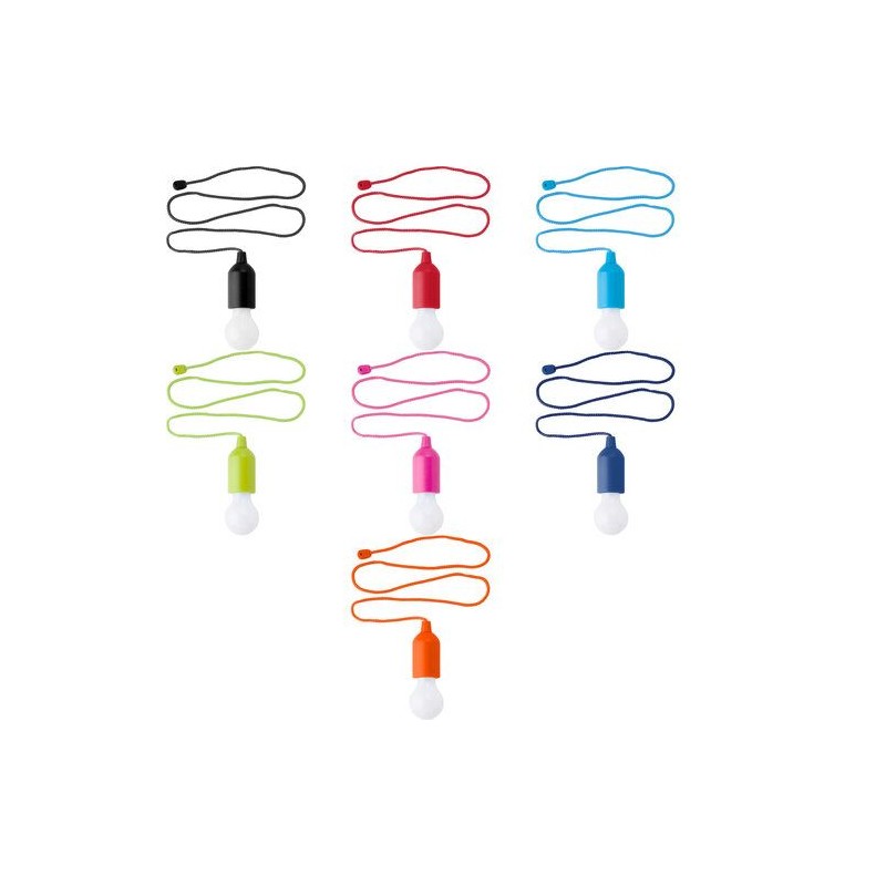 Lampe Économique Personnalisée en ABS Corde pour Éclairage Outdoor - Kirby Matières : nylon Couleurs : vert citron impression lo
