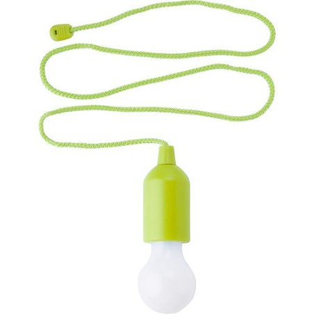 Lampe Économique Personnalisée en ABS Corde pour Éclairage Outdoor - Kirby Matières : nylon Couleurs : vert citron objet publici