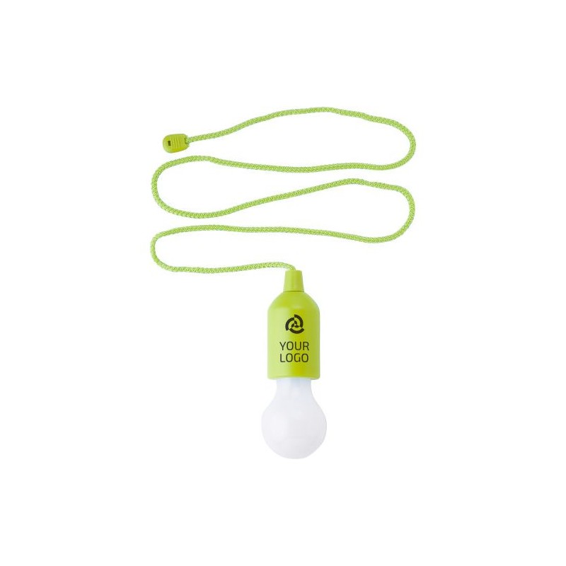 Lampe Économique Personnalisée en ABS Corde pour Éclairage Outdoor - Kirby Matières : nylon Couleurs : vert citron goodies publi