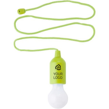 Lampe Économique Personnalisée en ABS Corde pour Éclairage Outdoor - Kirby Matières : nylon Couleurs : vert citron goodies publi