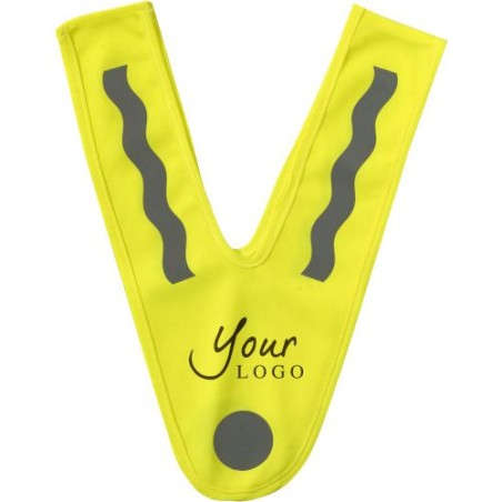 Chasuble Réfléchissante Économique Personnalisée pour Enfants - Dossard Sécurisé Cassidy Matières : polyester Couleurs : jaune c