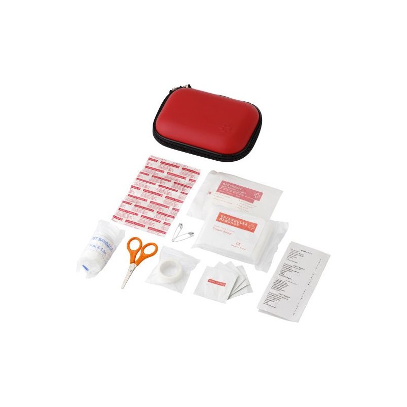 Kit Pratique et Personnalisé de Premiers Secours Complet Anja Matières : EVA Couleurs : rouge goodies publicitaire événementiel