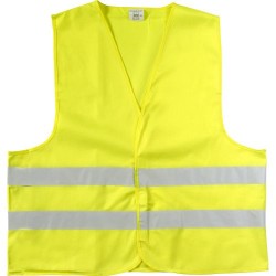 Gilet de sécurité réfléchissant personnalisé pour adulte Arturo Matières : polyester Taille textile : M Couleurs : jaune 2