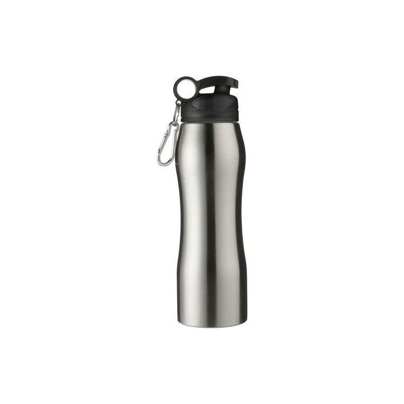 Gourde en acier inoxydable personnalisée de 750 ml - Giovanni Matières : acier inoxydable Couleurs : argenté cadeau entreprise p