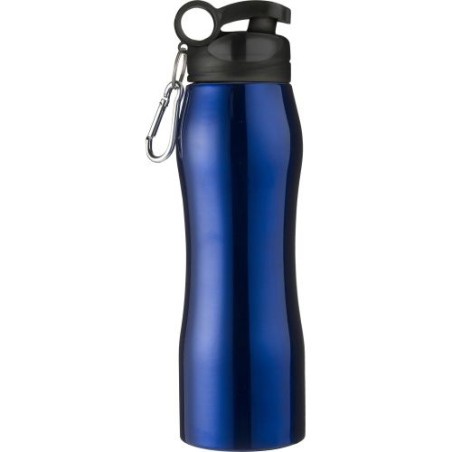 Gourde en acier inoxydable personnalisée de 750 ml - Giovanni Matières : acier inoxydable Couleurs : argenté personnalisation ra