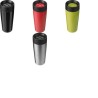 Mug isotherme double paroi personnalisé Elisa - Cadeau idéal pas cher Matières : acier inoxydable Couleurs : noir goodies public