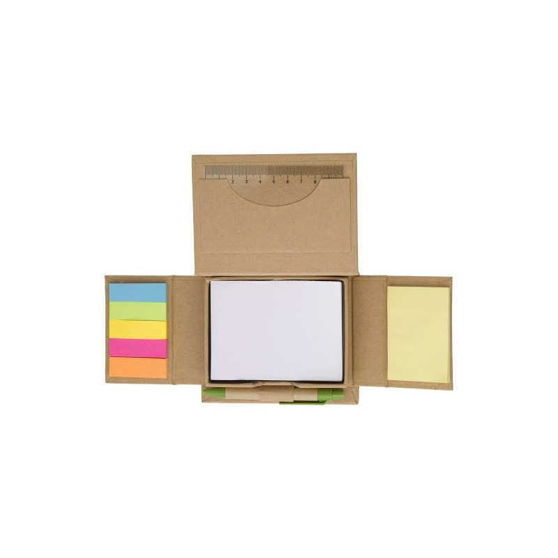 Étui personnalisé de 150 papiers Glenn - Papeterie Matières : carton Couleurs : vert clair personnalisable avec votre logo