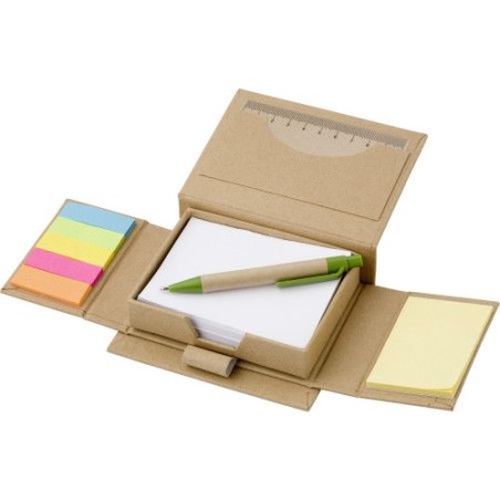 Étui personnalisé de 150 papiers Glenn - Papeterie Matières : carton Couleurs : vert clair impression haute définition