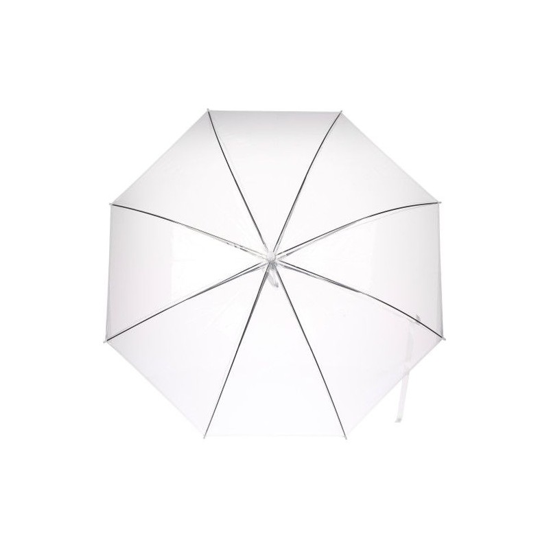 Parapluie automatique personnalisé en PVC Denise Matières : métal Couleurs : blanc