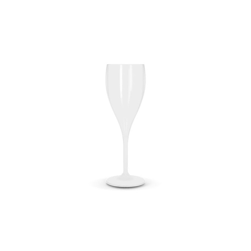 Flûte à Champagne Réutilisable Éco-responsable en Plastique Tritan 16 cl - Ras Bord goodies publicitaire événementiel