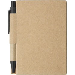Carnet Ligné Éco-responsable de 80 Feuillets - Cooper Matières : papier Couleurs : noir