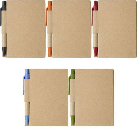 Carnet Ligné Éco-responsable de 80 Feuillets - Cooper Matières : papier Couleurs : noir cadeau collaborateur premium