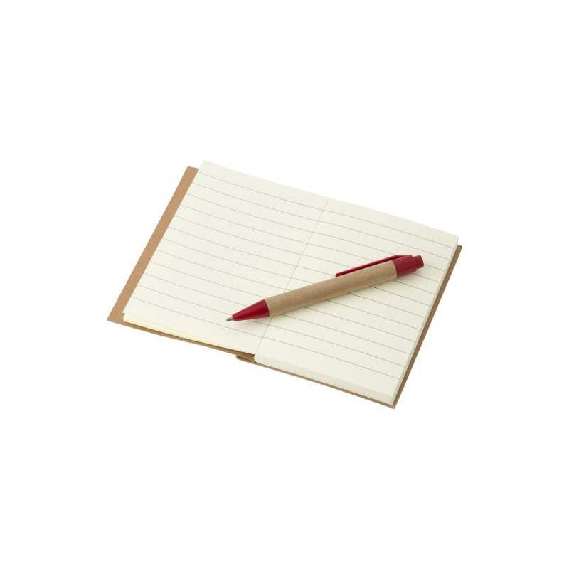 Carnet Ligné Éco-responsable de 80 Feuillets - Cooper Matières : papier Couleurs : noir personnalisation sur mesure