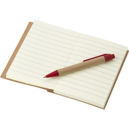 Carnet Ligné Éco-responsable de 80 Feuillets - Cooper Matières : papier Couleurs : noir personnalisation sur mesure