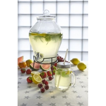 Bocal Mason en Verre Sakina - Élégance Pratique