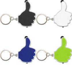 Porte-clés torche personnalisable Melvin Matières : acier Couleurs : noir 2