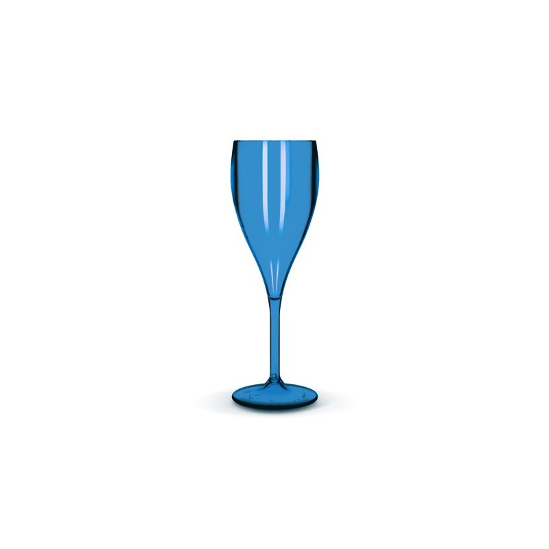 Flûte à Champagne Réutilisable Éco-responsable en Plastique Tritan 16 cl - Ras Bord goodies publicitaire durable