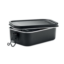 Lunch box en acier inoxydable personnalisée 750ml - CHAN LUNCHBOX COLOUR Matières : acier inoxydable Couleurs : noir cadeau entr