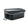 Lunch box en acier inoxydable personnalisée 750ml - CHAN LUNCHBOX COLOUR Matières : acier inoxydable Couleurs : noir cadeau entr