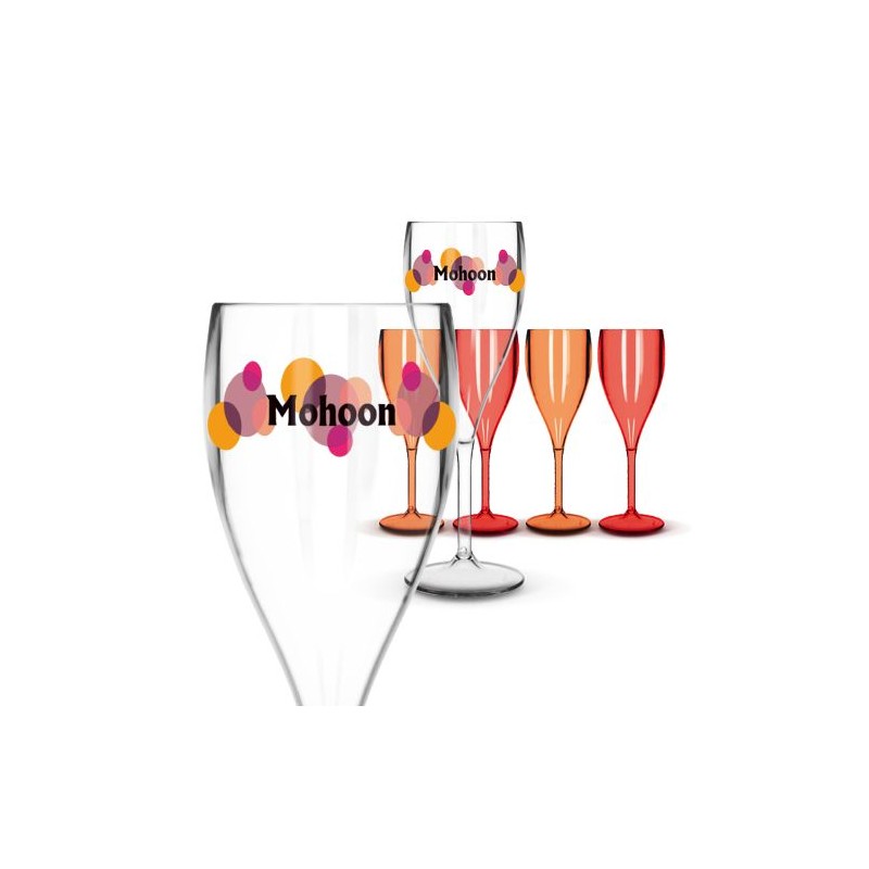 Flûte à Champagne Réutilisable Éco-responsable en Plastique Tritan 16 cl - Ras Bord goodies publicitaire durable