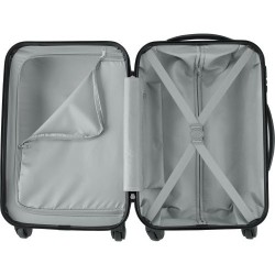 Trolley rigide  en ABS - Serafina Matières : aluminium Couleurs : blanc cadeau entreprise pas cher