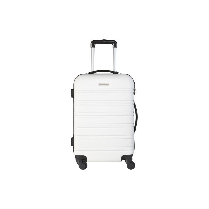 Trolley rigide  en ABS - Serafina Matières : aluminium Couleurs : blanc livraison express 24h 48h