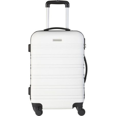 Trolley rigide  en ABS - Serafina Matières : aluminium Couleurs : blanc livraison express 24h 48h