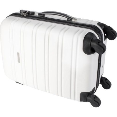 Trolley rigide  en ABS - Serafina Matières : aluminium Couleurs : blanc goodies entreprise design