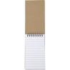 Carnet cartonné à spirale personnalisé - Kim Matières : carton Couleurs : brun cadeau entreprise pas cher
