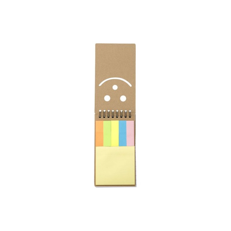 Carnet cartonné à spirale personnalisé - Kim Matières : carton Couleurs : brun goodies publicitaire événementiel
