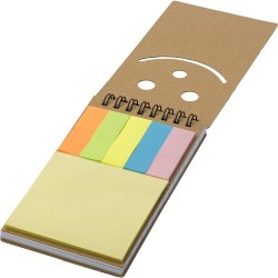 Carnet cartonné à spirale personnalisé - Kim Matières : carton Couleurs : brun impression haute définition
