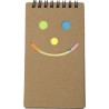 Carnet cartonné à spirale personnalisé - Kim Matières : carton Couleurs : brun marquage laser ultra précis