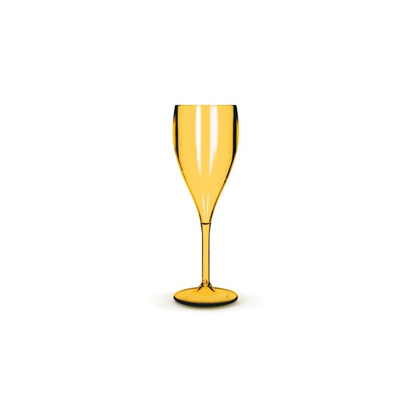 Flûte à Champagne Réutilisable Éco-responsable en Plastique Tritan 16 cl - Ras Bord cadeau entreprise pas cher