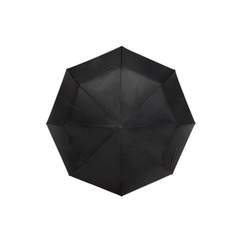 Parapluie pliable tempête personnalisé Ben Matières : pongée Couleurs : bleu objet publicitaire robuste