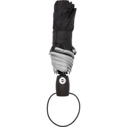 Parapluie pliable tempête personnalisé Ben Matières : pongée Couleurs : bleu 2