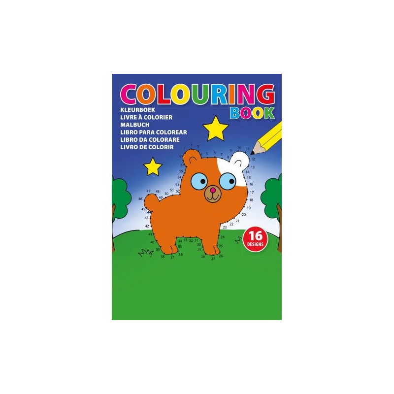 Livret à dessin personnalisé format A5 - Constanze Matières : carton Couleurs : multicolore