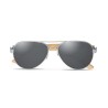 Lunettes de soleil s en bambou personnalisées - Protection UV400 HONIARA Matières : bambou Couleurs : noir cadeau collaborateur 